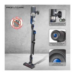 Aspirateur 2en1 à main et balai sans fil 25,9V Proficare PC-BS 3085 A Anthracite
