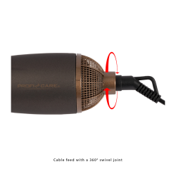 Proficare blower brush PC-HAS 3011 Brown