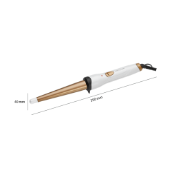 Fer à boucler conique Proficare PC-HC 3049 Blanc/Gold