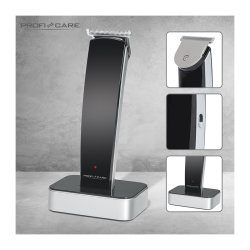 Tondeuse professionnelle pour cheveux et barbe Proficare PC-HSMR 3051 Noir et argent