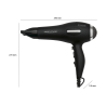 Professional hair dryer 2200W Proficare PC-HT 3017 Black