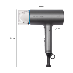 Sèche cheveux pliable 1600W Proficare PC-HT 3073 Bleu