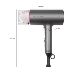Sèche cheveux pliable 1600W ProfiCare PC-HT 3073 Rose