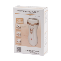 Epilateur. rasoir et rape anti-callositée Proficare PC-LBS 3002 Blanc