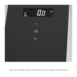 Proficare PC-PW 3007 FA Black 8-in-1 bathroom scale