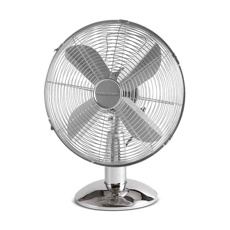 Ventilateur de table design Inox 30 cm Proficare PC-VL 3063 M