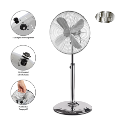 40cm Proficare PC-VL 3064 MS stainless steel pedestal fan