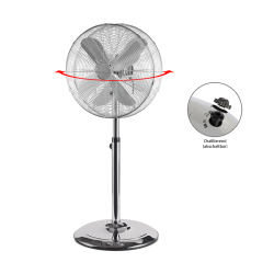 Ventilateur sur pied design Inox 40cm Proficare PC-VL 3064 MS