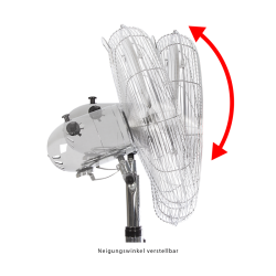 40cm Proficare PC-VL 3064 MS stainless steel pedestal fan