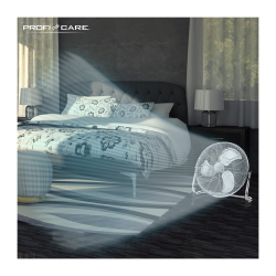 Proficare 50cm stainless steel design fan PC-VL3067 WM
