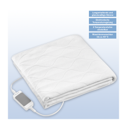 Couverture chauffante Proficare PC-WUB 3060 Blanc
