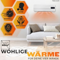 Proficare PC-HL3116-White ceramic wall heater