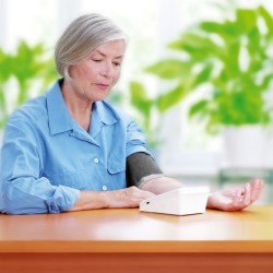 Upper arm blood pressure monitor with white indicator Proficare PC-BMG3121