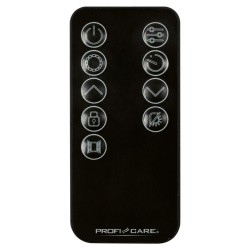 Convecteur en verre 1500W Noir Proficare PC-GKH3118-Noir