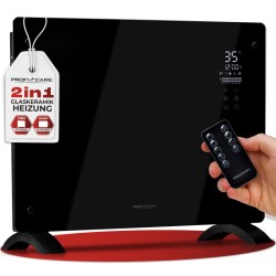 Convecteur en verre 1500W Noir Proficare PC-GKH3118-Noir