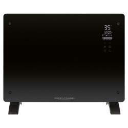 Convecteur en verre 1500W Noir Proficare PC-GKH3118-Noir