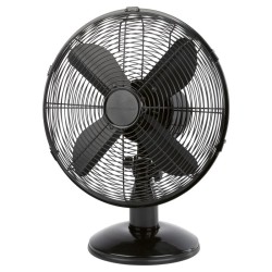 Ventilateur de table design Noir 25 cm Proficare PC-VL3062M-Noir