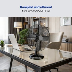 Design table fan Black 30 cm Proficare PC-VL3063M-Black