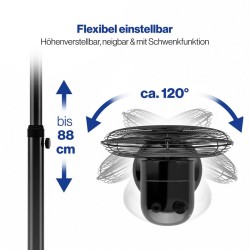 Proficare PC-VL3064MS-Black 40cm Design Stand Fan