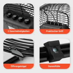 Proficare PC-VL3066WM 45cm Design Fan-Black