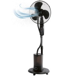 Ventillateur et humidificateur à roulette 40cm Noir Proficare PC-VL3142LB-Noir