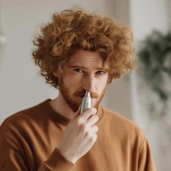 Tondeuse nez/oreilles 2en1 Gris Proficare PC-NE3144-Gris